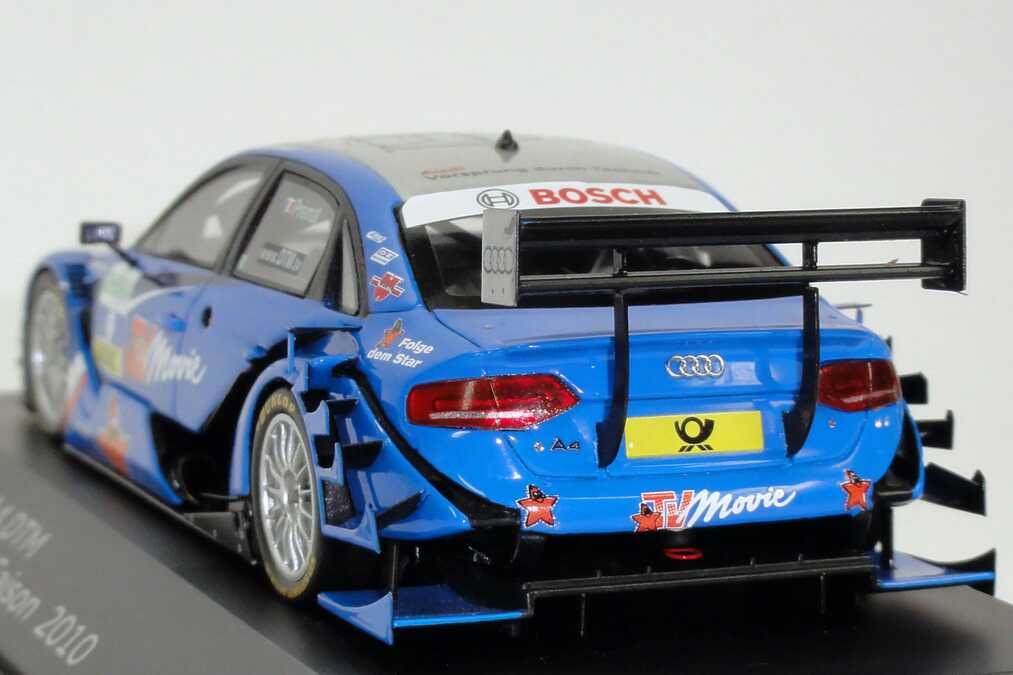 Foto 1:43 Audi A4 DTM 2010 Phoenix, TV Movie Nr.9, Alexandre Prémat Werbemodell Spark 5021000153