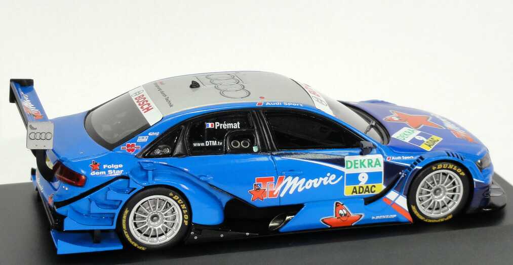 Foto 1:43 Audi A4 DTM 2010 Phoenix, TV Movie Nr.9, Alexandre Prémat Werbemodell Spark 5021000153