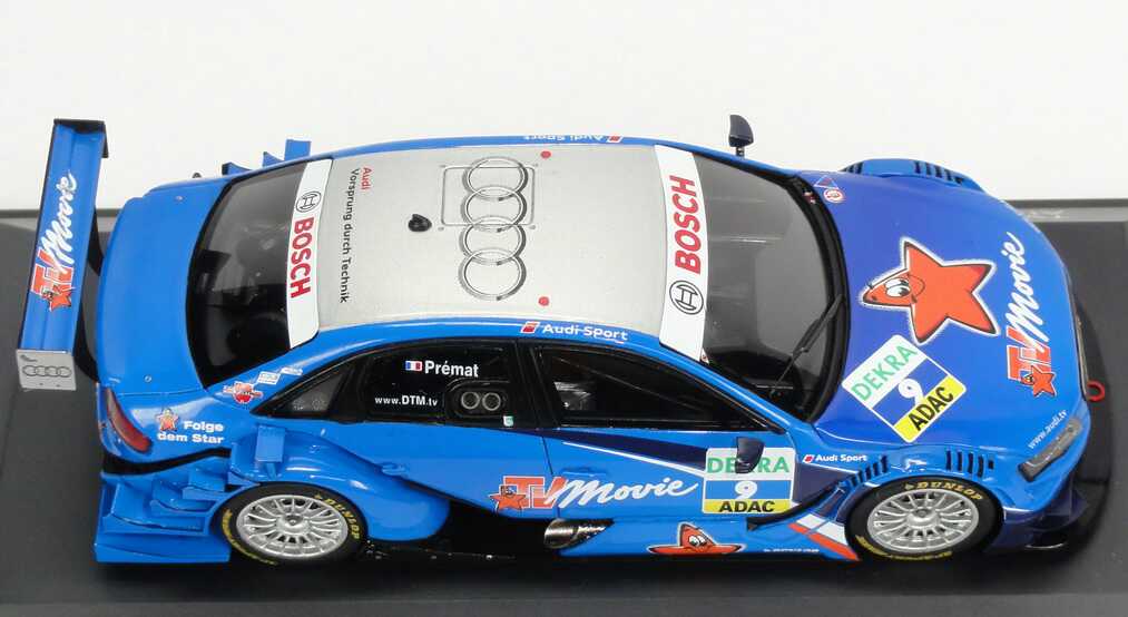 Foto 1:43 Audi A4 DTM 2010 Phoenix, TV Movie Nr.9, Alexandre Prémat Werbemodell Spark 5021000153
