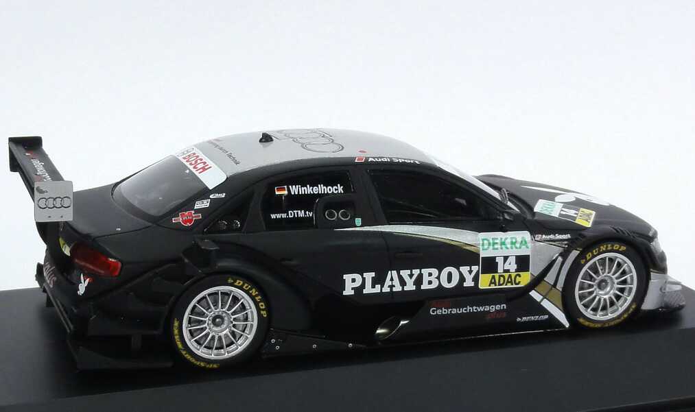 Foto 1:43 Audi A4 DTM 2010 Rosberg, Playboy Nr.14, Markus Winkelhock Werbemodell Spark 5021000173