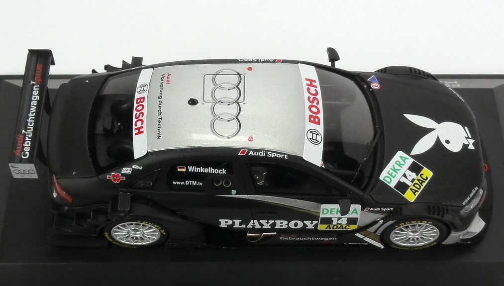 Foto 1:43 Audi A4 DTM 2010 Rosberg, Playboy Nr.14, Markus Winkelhock Werbemodell Spark 5021000173