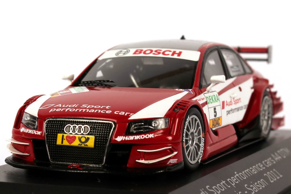 Foto 1:43 Audi A4 DTM 2011 Abt, Audi Sport Nr.5, Oliver Jarvis Werbemodell Spark 5021100233