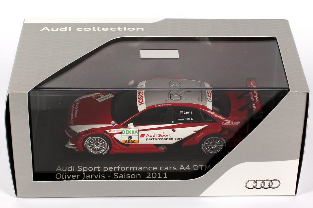 Foto 1:43 Audi A4 DTM 2011 Abt, Audi Sport Nr.5, Oliver Jarvis Werbemodell Spark 5021100233