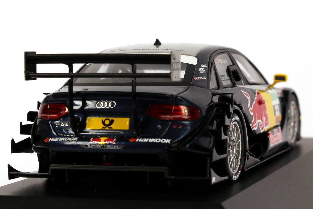 Foto 1:43 Audi A4 DTM 2011 Abt, Red Bull Nr.22, Miguel Molina Werbemodell Spark 5021100263