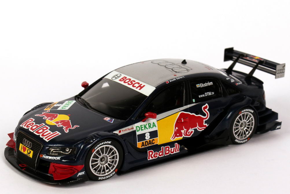 Foto 1:43 Audi A4 DTM 2011 Abt, Red Bull Nr.8, Mattias Ekström Werbemodell Spark 5021100223