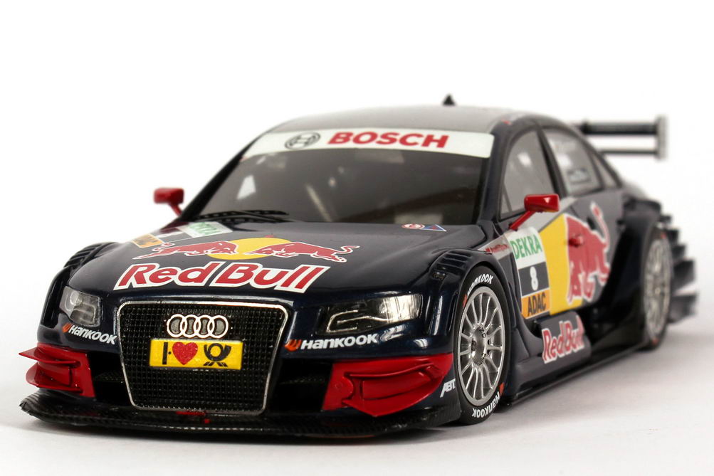 Foto 1:43 Audi A4 DTM 2011 Abt, Red Bull Nr.8, Mattias Ekström Werbemodell Spark 5021100223