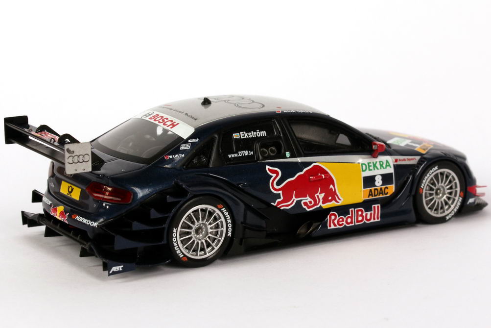 Foto 1:43 Audi A4 DTM 2011 Abt, Red Bull Nr.8, Mattias Ekström Werbemodell Spark 5021100223