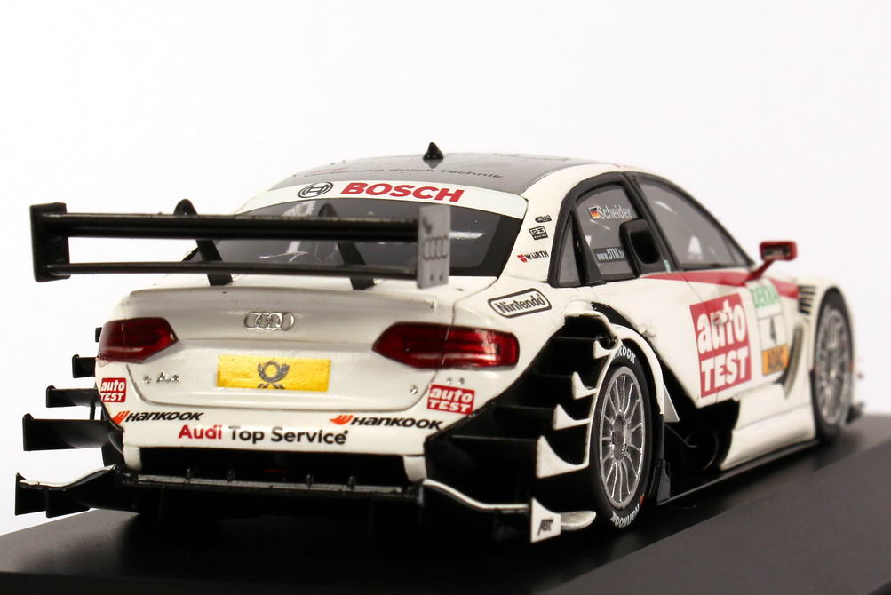 Foto 1:43 Audi A4 DTM 2011 Abt, auto TEST Nr.4, Timo Scheider Werbemodell Spark 5021100213