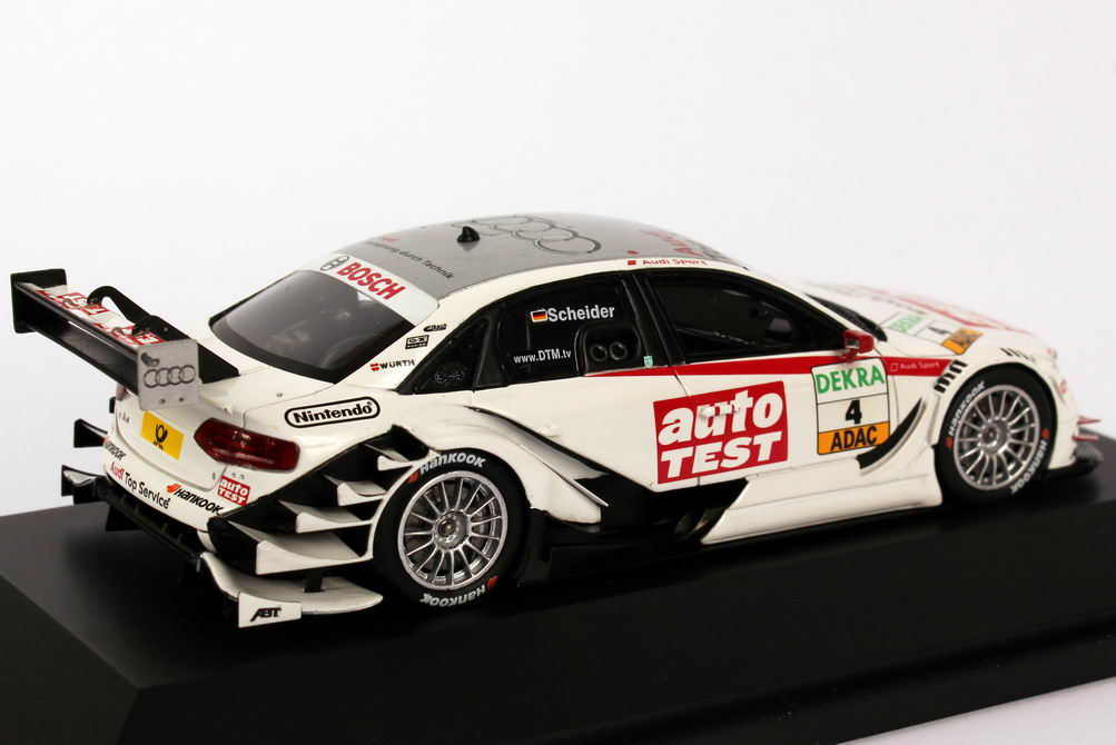 Foto 1:43 Audi A4 DTM 2011 Abt, auto TEST Nr.4, Timo Scheider Werbemodell Spark 5021100213