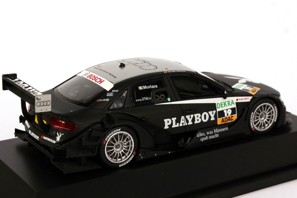 Foto 1:43 Audi A4 DTM 2011 Rosberg, Playboy Nr.19, Edoardo Mortara Werbemodell Spark 5021100273