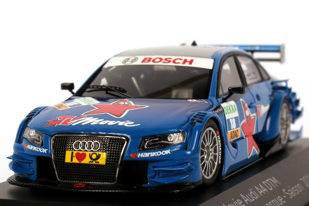 Foto 1:43 Audi A4 DTM 2011 Rosberg, TV Movie Nr.18, Filipe Albuquerque Werbemodell Spark 5021100283