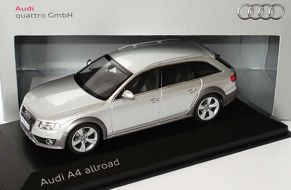 Foto 1:43 Audi A4 allroad 3.0 TDI quattro eissilber-met. Werbemodell Schuco 5010904613