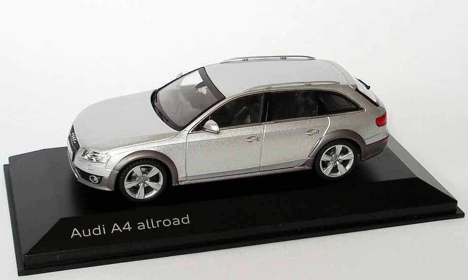 Foto 1:43 Audi A4 allroad 3.0 TDI quattro eissilber-met. Werbemodell Schuco 5010904613