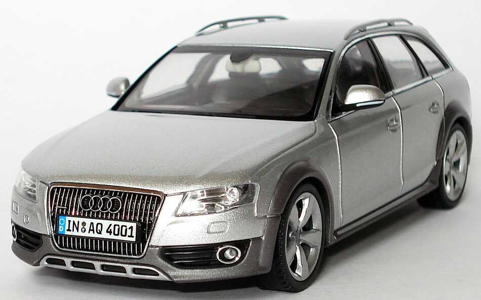 Foto 1:43 Audi A4 allroad 3.0 TDI quattro eissilber-met. Werbemodell Schuco 5010904613