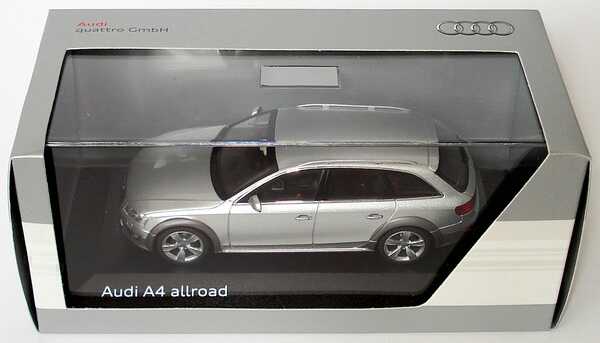 Foto 1:43 Audi A4 allroad 3.0 TDI quattro eissilber-met. Werbemodell Schuco 5010904613