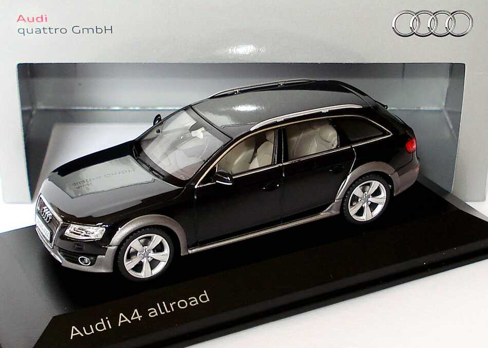Foto 1:43 Audi A4 allroad 3.0 TDI quattro phantomschwarz-met. Werbemodell Schuco 5010904623