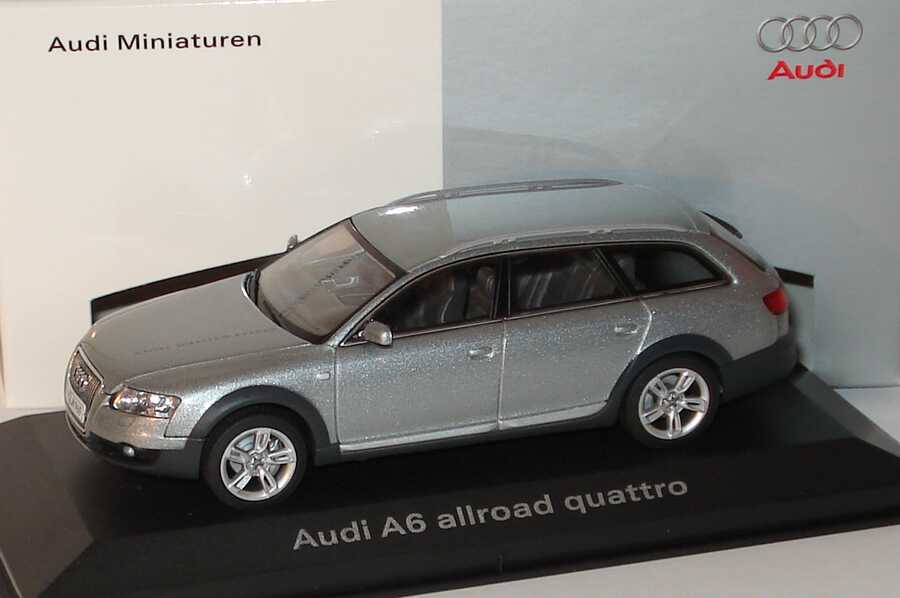 Foto 1:43 Audi A6 allroad quattro 2006 quarzgrau-met. Werbemodell AUTOart 5010506613