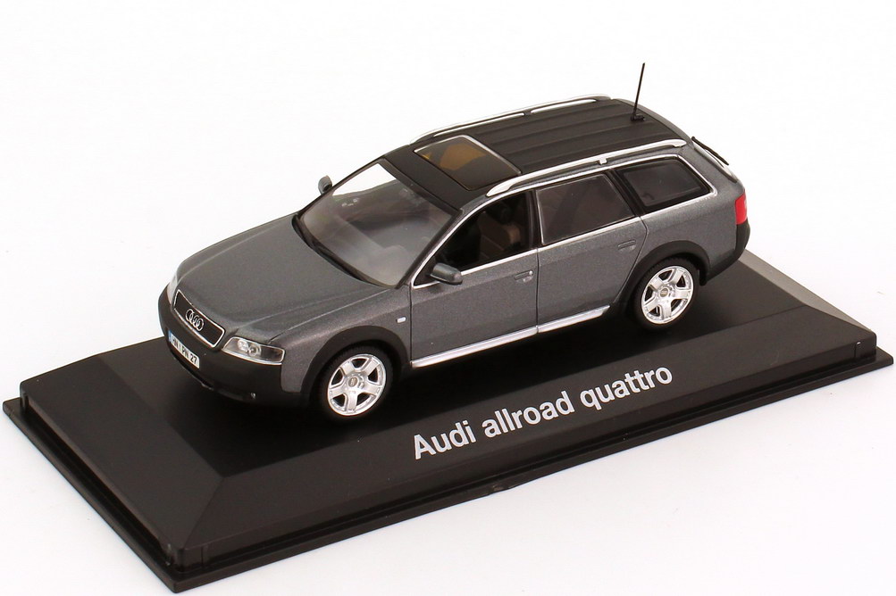 Foto 1:43 Audi A6 allroad quattro (C5) atlasgrau-met. Werbemodell Minichamps 5010006623