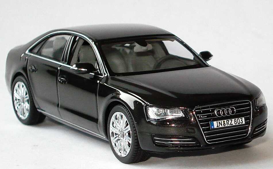 Foto 1:43 Audi A8 2010 (Typ D4) oolonggrau-met. Werbemodell Kyosho 5011008123