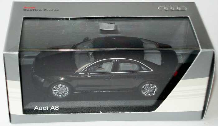 Foto 1:43 Audi A8 2010 (Typ D4) oolonggrau-met. Werbemodell Kyosho 5011008123