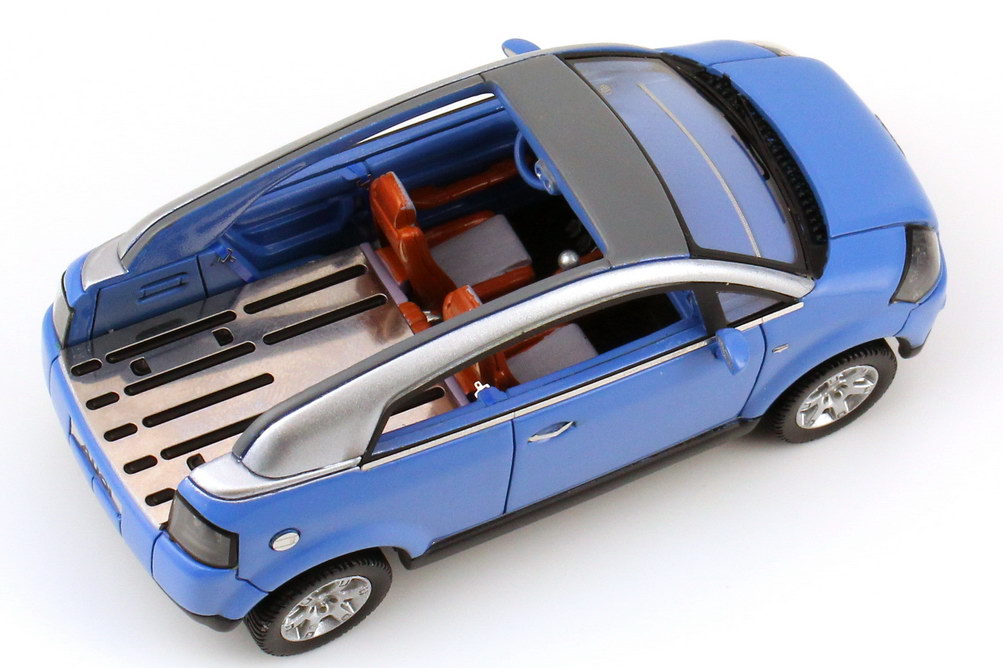 Foto 1:43 Audi AL2 open end Concept (Tokyo 1997) maritim-blau JB-Modellautos JB02