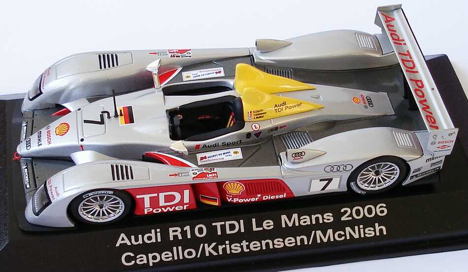 Foto 1:43 Audi R10 TDI 24h von Le Mans 2006 Nr.7, Capello/Kristensen/McNish Werbemodell Minichamps 5020601013