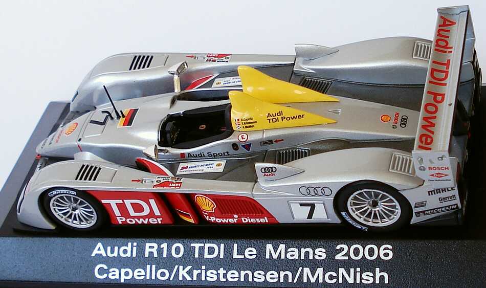 Foto 1:43 Audi R10 TDI 24h von Le Mans 2006 Nr.7, Capello/Kristensen/McNish Werbemodell Minichamps 5020601013
