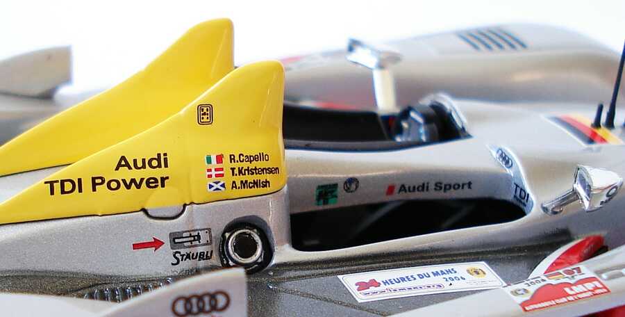 Foto 1:43 Audi R10 TDI 24h von Le Mans 2006 Nr.7, Capello/Kristensen/McNish Werbemodell Minichamps 5020601013