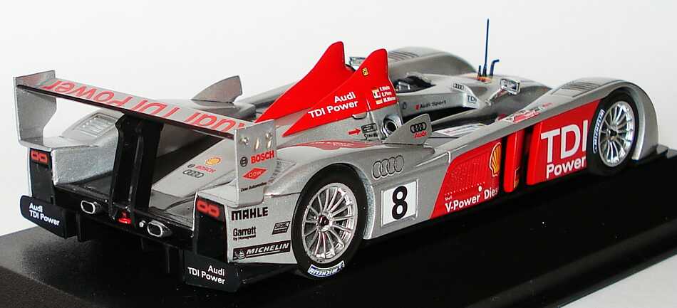 Foto 1:43 Audi R10 TDI 24h von Le Mans 2006 Nr.8 Biela/Pirro/Werner Werbemodell Siegerfahrzeug Minichamps 5020601023