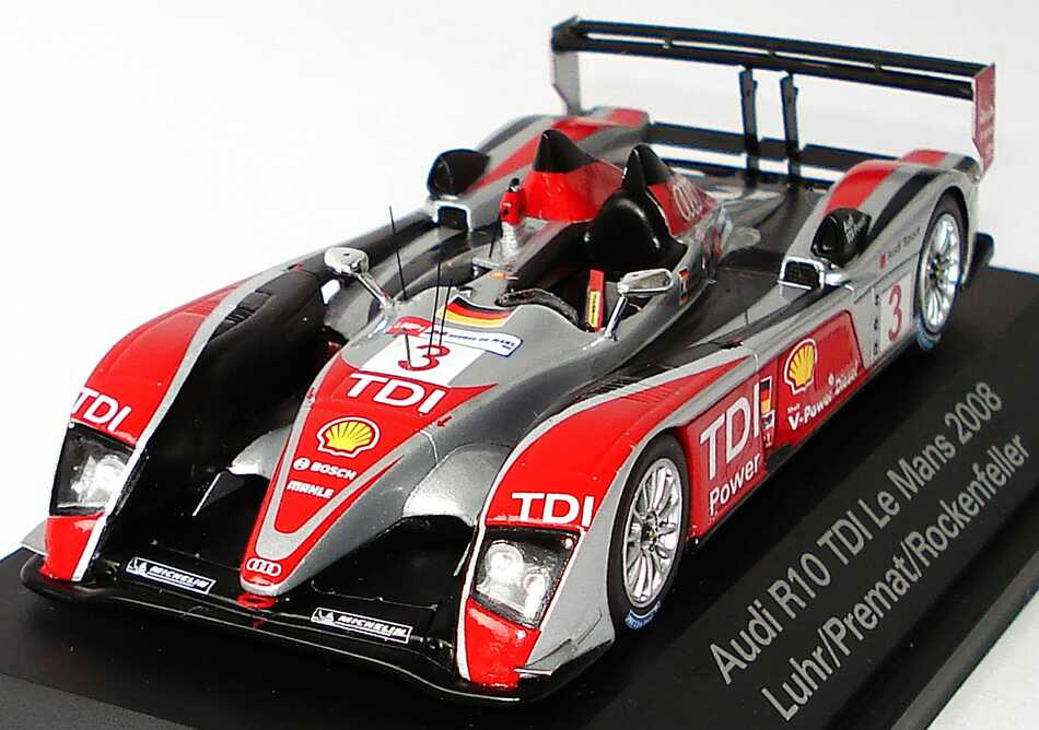 Foto 1:43 Audi R10 TDI 24h von Le Mans 2008 Nr.3, Luhr / Premat / Rockenfeller Werbemodell Spark 5020800233