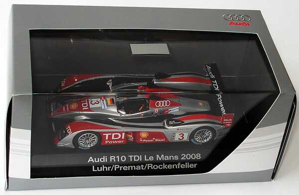 Foto 1:43 Audi R10 TDI 24h von Le Mans 2008 Nr.3, Luhr / Premat / Rockenfeller Werbemodell Spark 5020800233