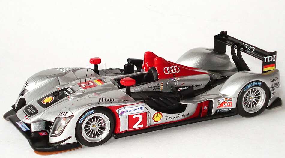 Foto 1:43 Audi R15 TDI 24h von Le Mans 2009 Audi Sport North America Nr.2, Luhr / Rockenfeller / Werner Werbemodell Spark 5020900223