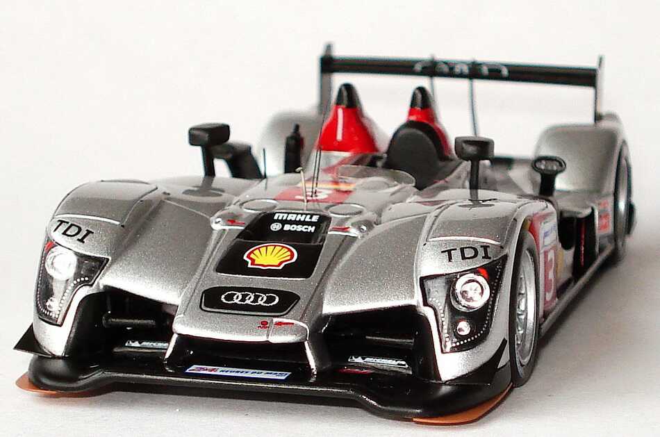 Foto 1:43 Audi R15 TDI 24h von Le Mans 2009 Audi Sport Team Joest Nr.3, Bernhard / Dumas / Premat Werbemodell Spark 5020900233
