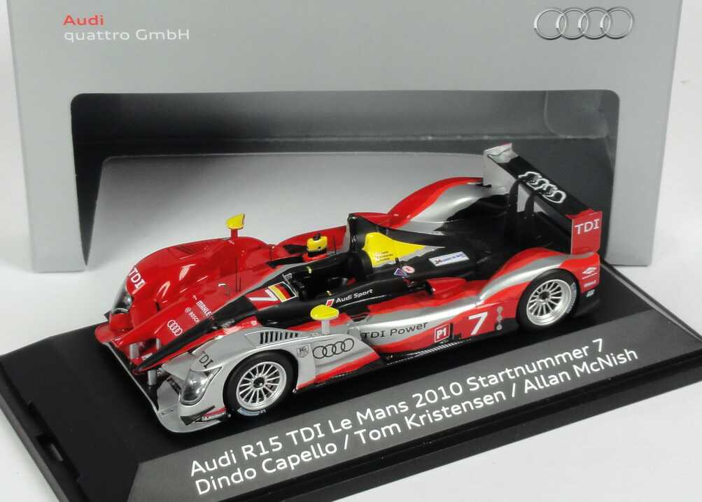 Foto 1:43 Audi R15+ TDI 24h von Le Mans 2010 Nr.7, Capello / Kristensen / McNish Werbemodell Spark 5021000233