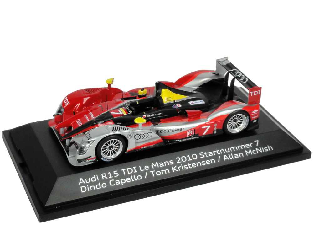 Foto 1:43 Audi R15+ TDI 24h von Le Mans 2010 Nr.7, Capello / Kristensen / McNish Werbemodell Spark 5021000233