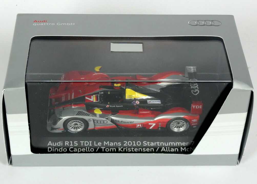 Foto 1:43 Audi R15+ TDI 24h von Le Mans 2010 Nr.7, Capello / Kristensen / McNish Werbemodell Spark 5021000233