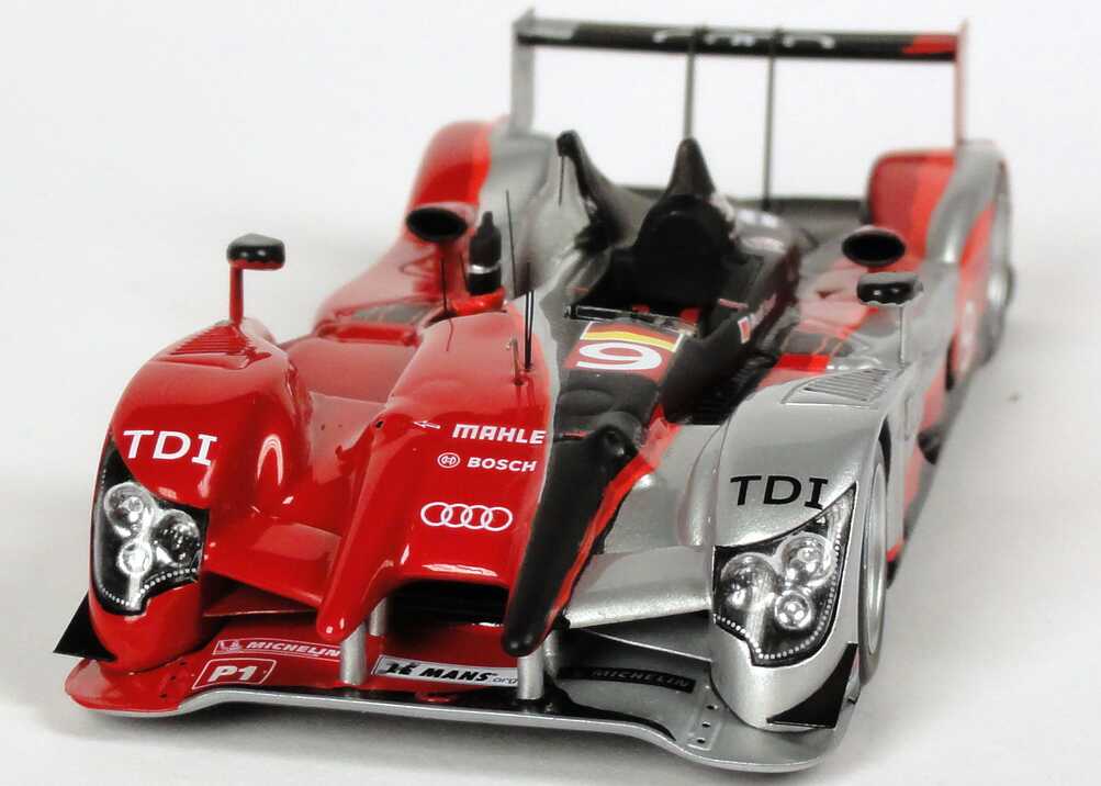 Foto 1:43 Audi R15+ TDI 24h von Le Mans 2010 Nr.9, Bernhard / Dumas / Rockenfeller (Siegerfahrzeug) Werbemodell Spark 5021000213
