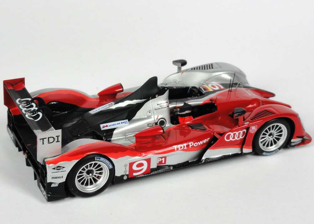 Foto 1:43 Audi R15+ TDI 24h von Le Mans 2010 Nr.9, Bernhard / Dumas / Rockenfeller (Siegerfahrzeug) Werbemodell Spark 5021000213