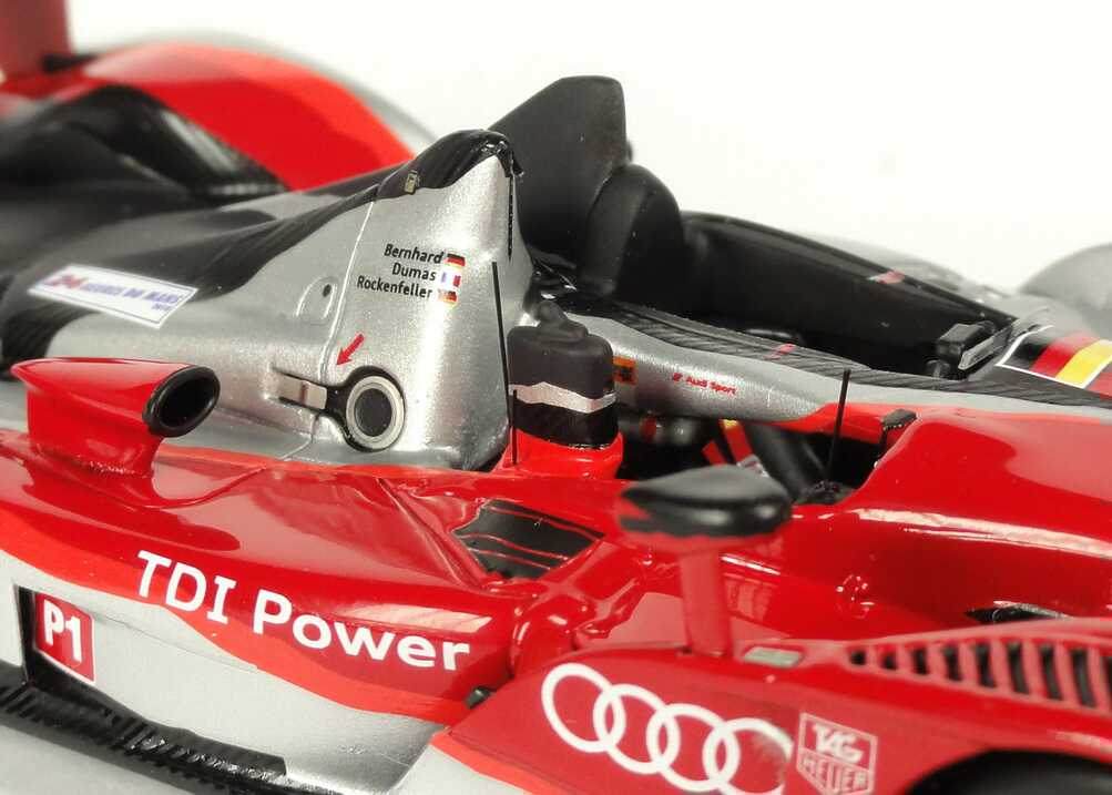 Foto 1:43 Audi R15+ TDI 24h von Le Mans 2010 Nr.9, Bernhard / Dumas / Rockenfeller (Siegerfahrzeug) Werbemodell Spark 5021000213