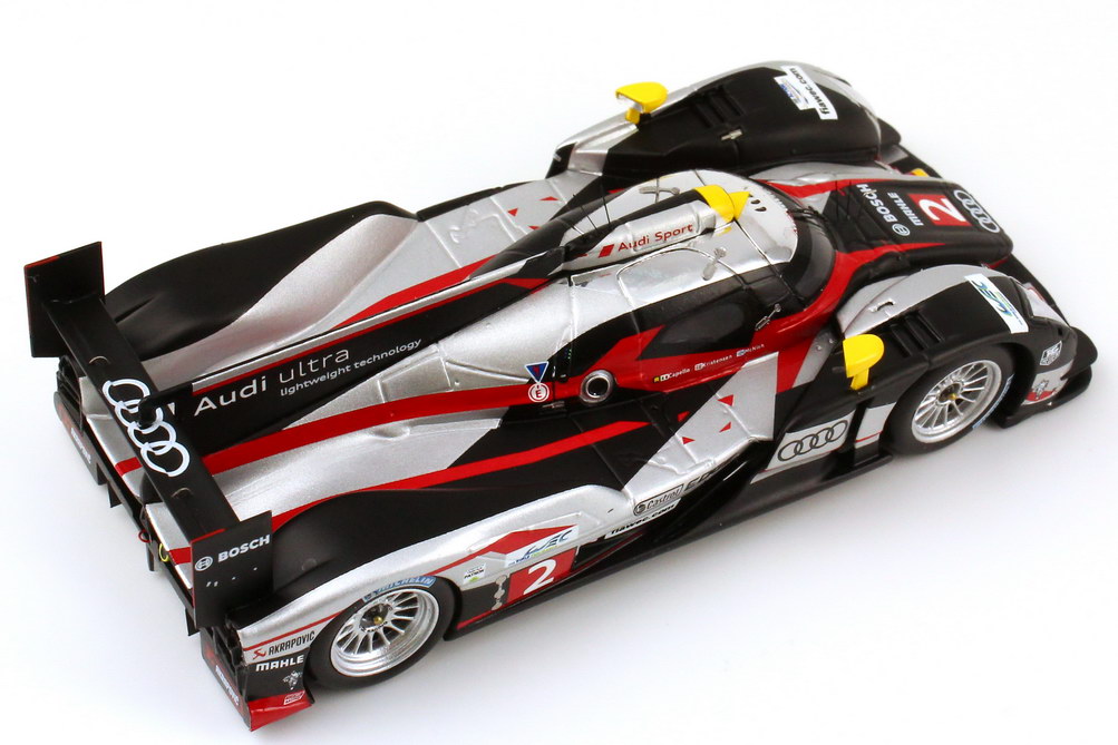 Foto 1:43 Audi R18 TDI Sebring 2012 Nr.2, Capello / Kristensen / McNish - Siegerfahrzeug Werbemodell Spark 5021200223
