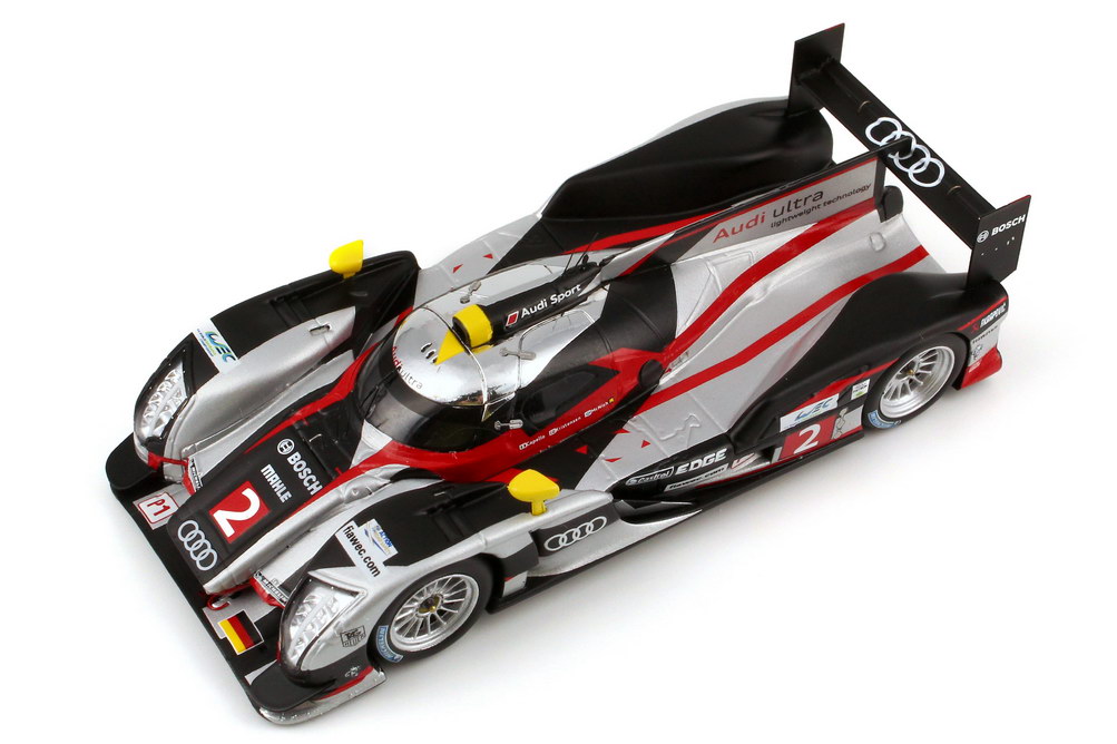 Foto 1:43 Audi R18 TDI Sebring 2012 Nr.2, Capello / Kristensen / McNish - Siegerfahrzeug Werbemodell Spark 5021200223