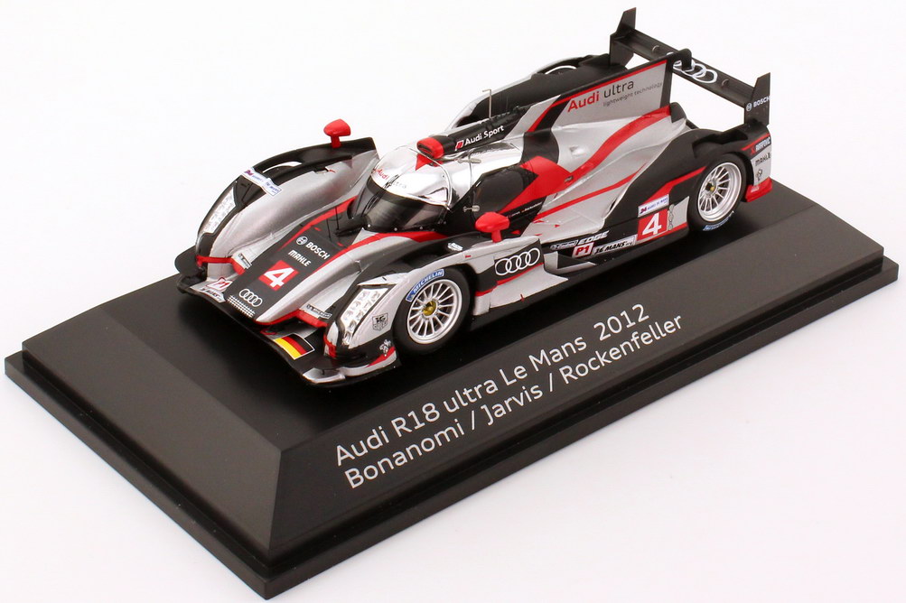 Foto 1:43 Audi R18 ultra 24h von LeMans 2012 Nr.4, Bonanomi / Jarvis / Rockenfeller Werbemodell Spark 5021200263