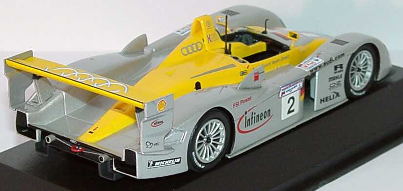 Foto 1:43 Audi R8 24h von Le Mans 2002 Nr.2, Capello/Herbert/Pescatori Werbemodell Minichamps 5020200403