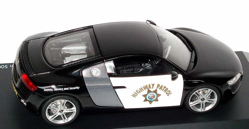 Foto 1:43 Audi R8 4.2 FSI Highway Patrol (Hekorsa Sondermodell, 1 of 500) Schuco 04786