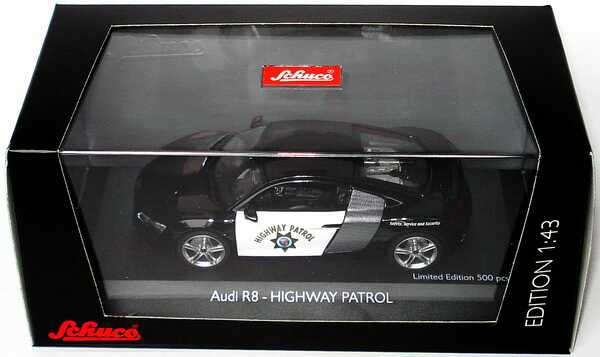 Foto 1:43 Audi R8 4.2 FSI Highway Patrol (Hekorsa Sondermodell, 1 of 500) Schuco 04786