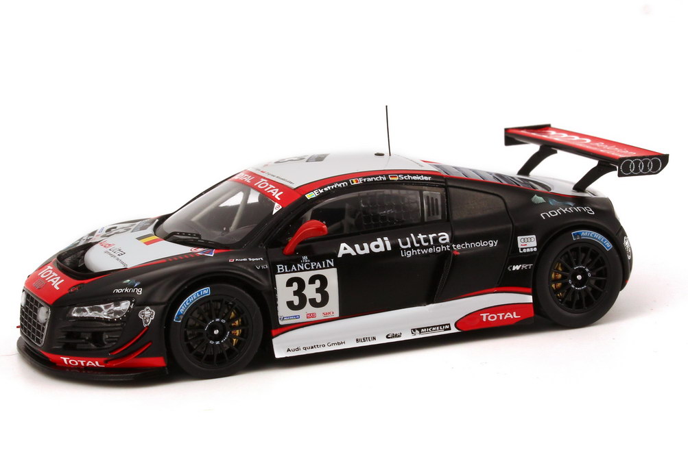 Foto 1:43 Audi R8 LMS 24 Stundenrennen Spa 2011 Nr.33, Ekström / Franchi / Scheider Werbemodell Spark 5021118453