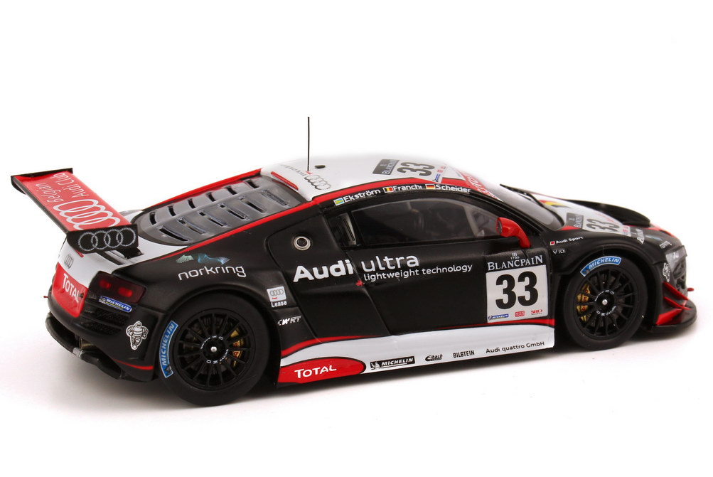 Foto 1:43 Audi R8 LMS 24 Stundenrennen Spa 2011 Nr.33, Ekström / Franchi / Scheider Werbemodell Spark 5021118453
