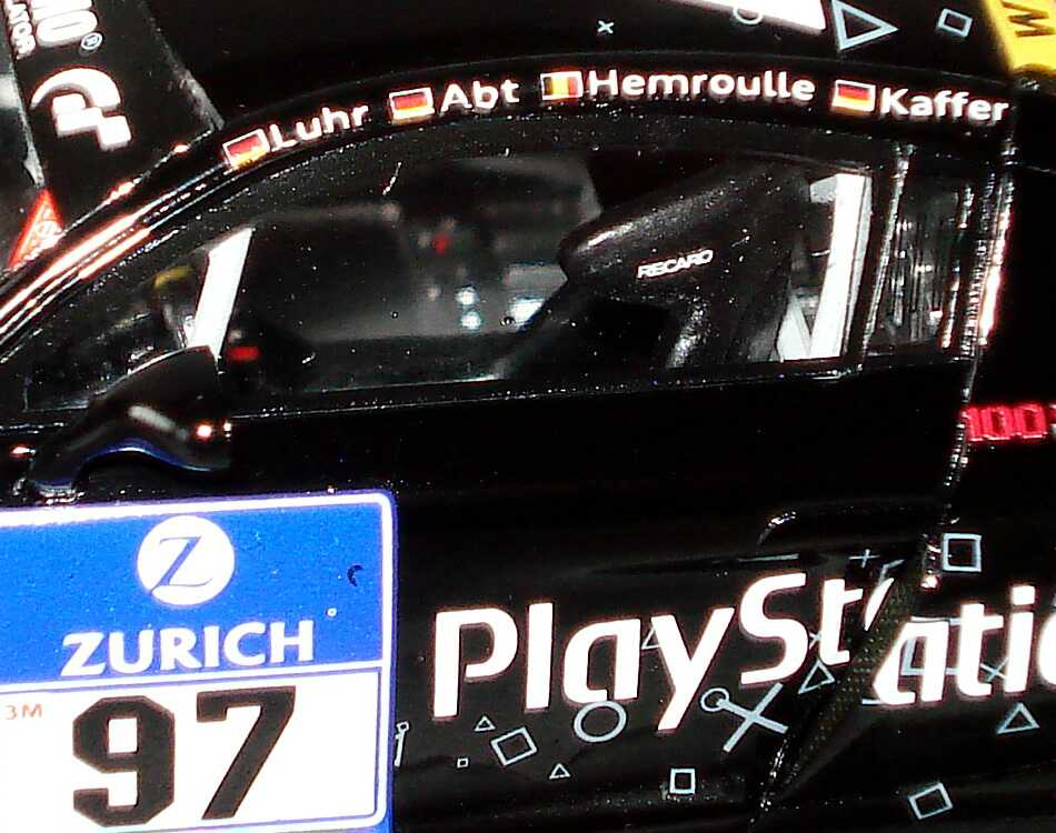 Foto 1:43 Audi R8 LMS 24 Stundenrennen Nürburgring 2009 Abt Sportsline, Playstation Nr.97, Luhr / Abt / Hemroulle / Kaffer Werbemodell Spark 5020918413