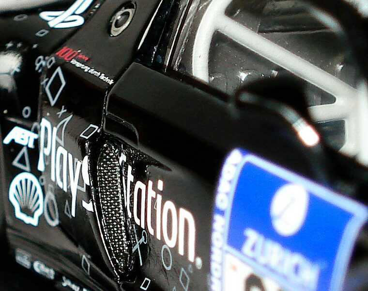 Foto 1:43 Audi R8 LMS 24 Stundenrennen Nürburgring 2009 Abt Sportsline, Playstation Nr.97, Luhr / Abt / Hemroulle / Kaffer Werbemodell Spark 5020918413