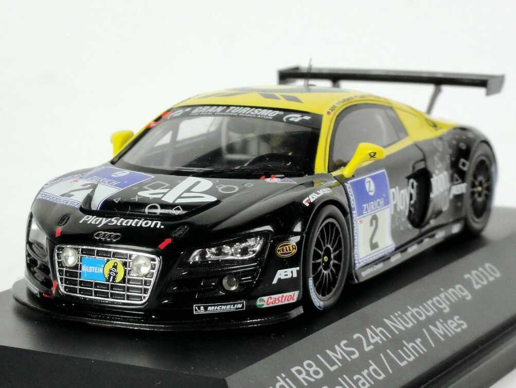 Foto 1:43 Audi R8 LMS 24 Stundenrennen Nürburgring 2010 Abt Sportsline, Playstation, Post Nr.2, Abt / Collard / Luhr / Mies Werbemodell Spark 5021018413